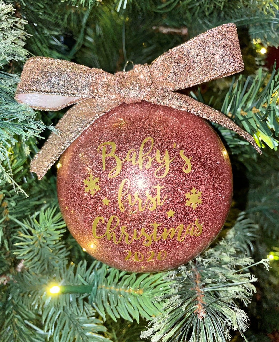 Premier ornement de Noël personnalisé pour bébé  Etsy