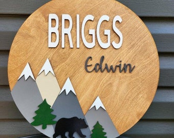 Personalized Nursery Name Sign