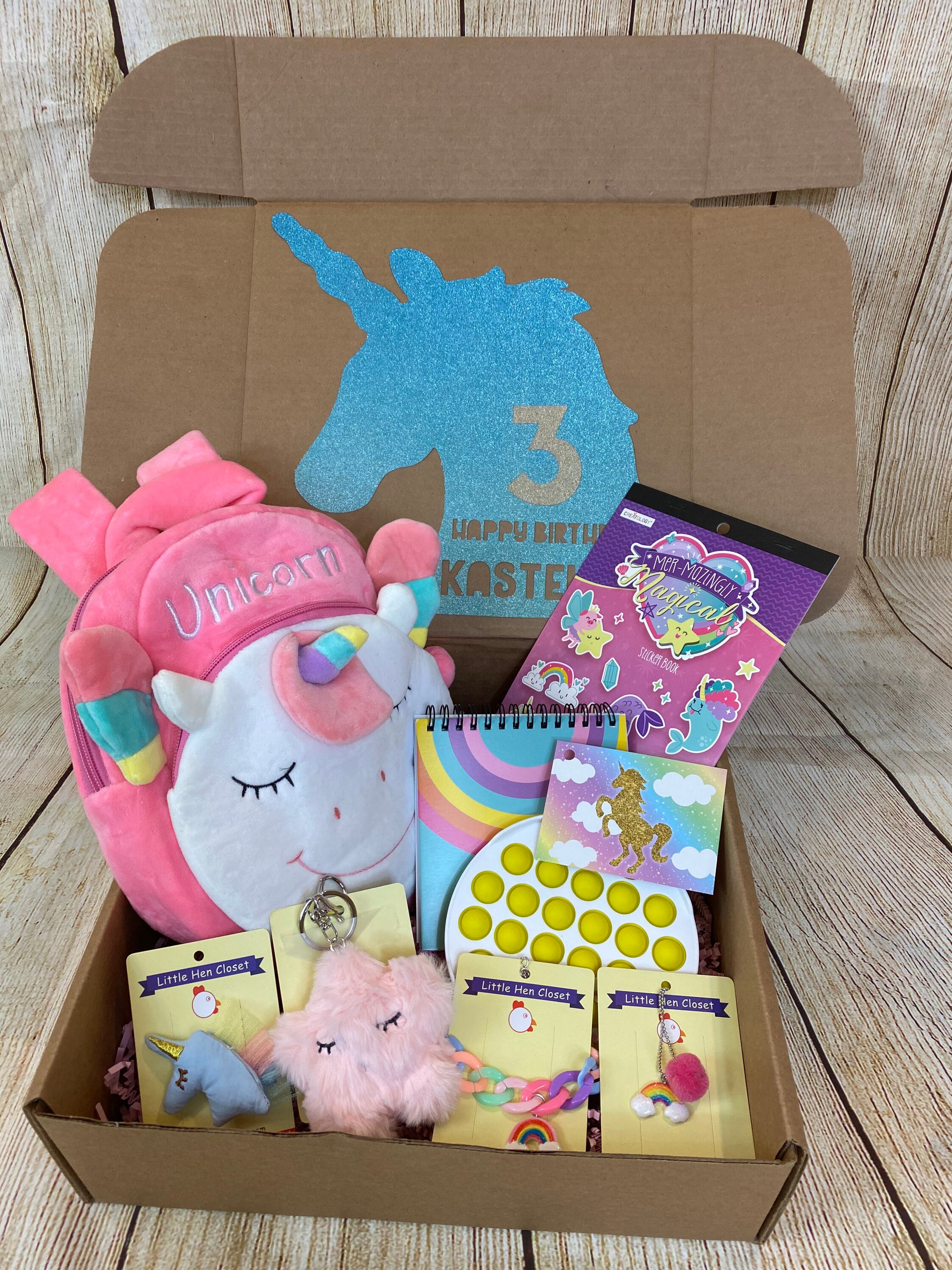 Lovely Unicorn Gift set / Birthday Gift Set / Birthday Unicorn Etsy