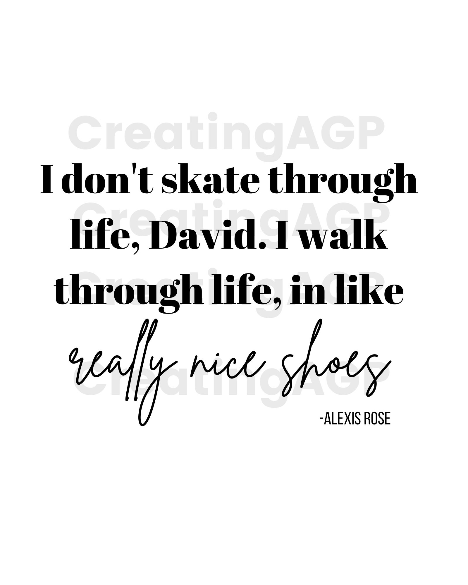 Alexis Rose Quote Schitt&rsquo;s Creek Quote Alexis Rose | Etsy