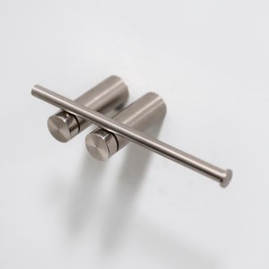 Porta carta igienica moderno in acciaio inox porta carta igienica da parete in acciaio inox spazzolato porta carta igienica da bagno moderno bagno SEREN