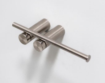 Brushed Stainless Steel Toilet Paper Holder - Modern Bathroom SEREN