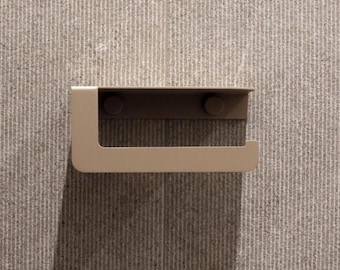 Modern Beige Toilet Paper Holder, Minimalist Steel Bathroom Decor DIARA