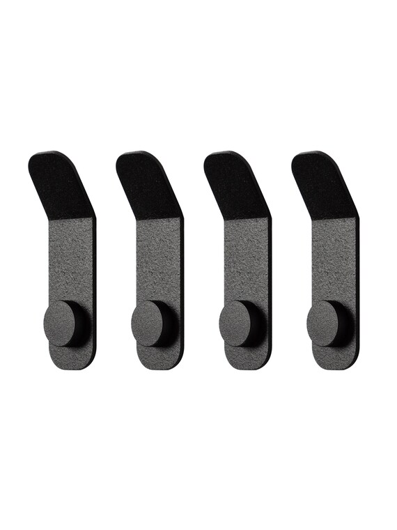 Black Towel Hanger for Modern Bathroom Industrial Towel Hook Black Hook With Screws Matte Towel Hook Metal Wall Hook Towel Rack TESU Etsy Canada