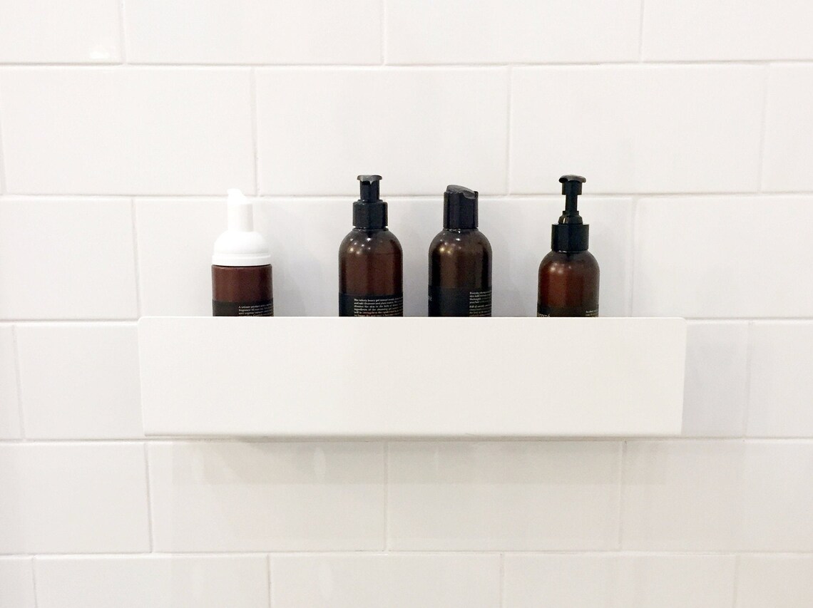 Black DOCIA Shower Shelf Etsy
