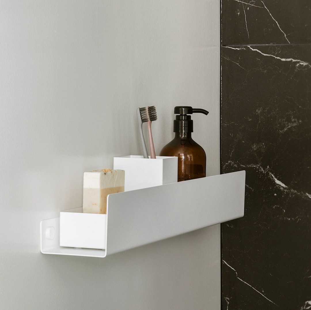 Portasciugamani Senza Foratura 40 Cm Nero In Alluminio Da Appendere Bagno Cucina 91194648