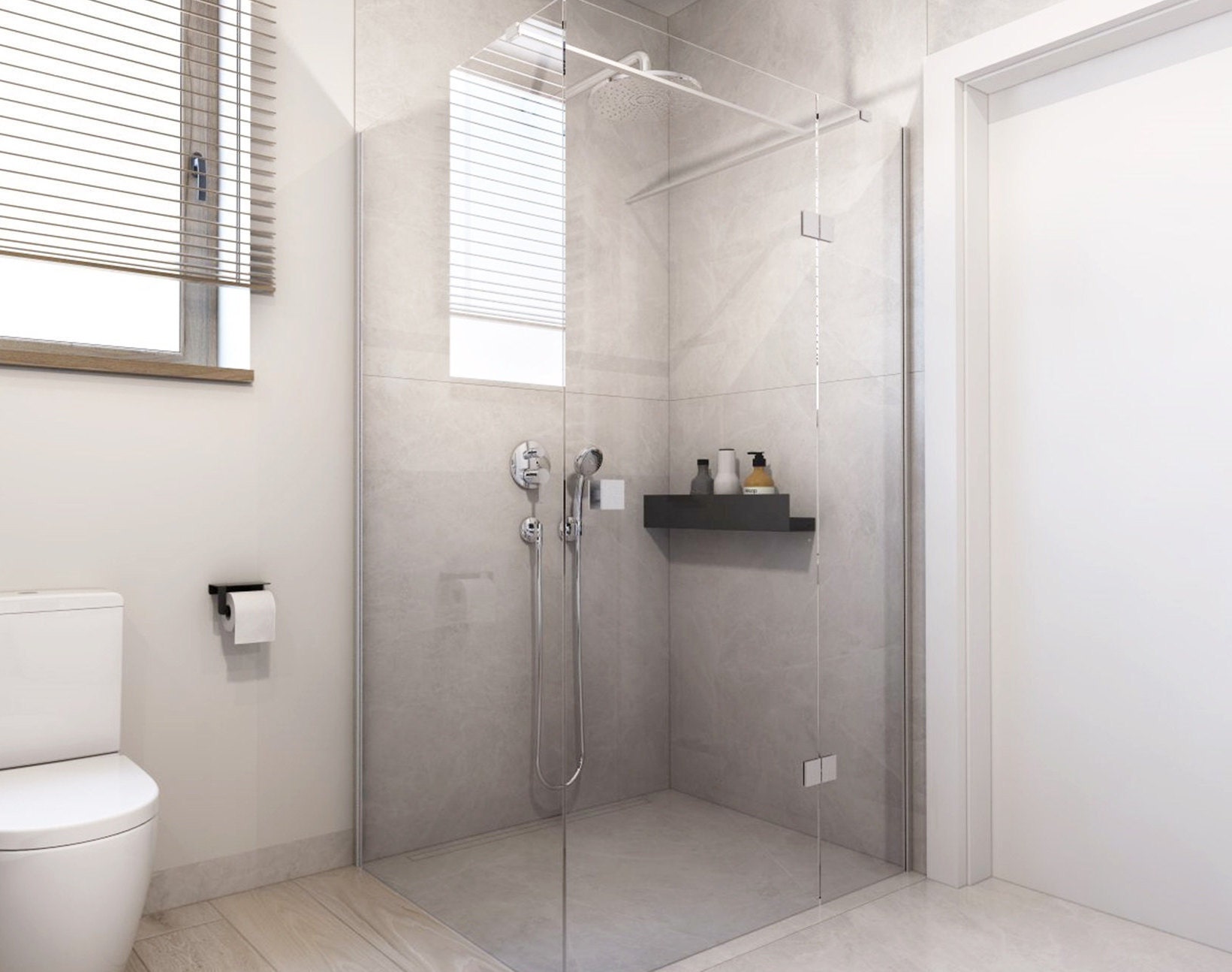 Black DOCIA Shower Shelf Etsy