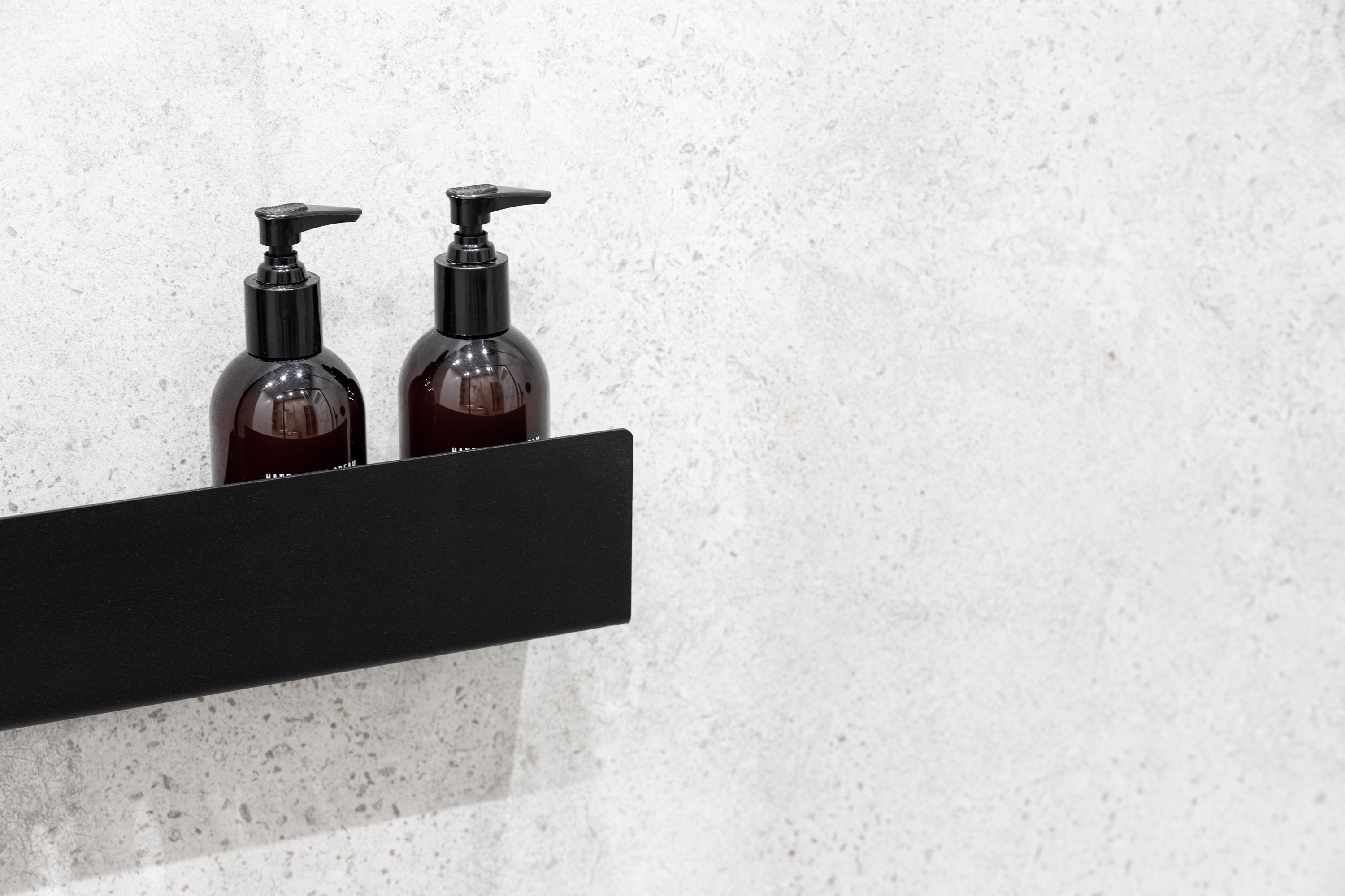 Modern Farmhouse Black Shower Shelf DOCIA Bathroom Etsy UK