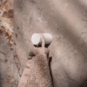 Bath Towel Hooks White
