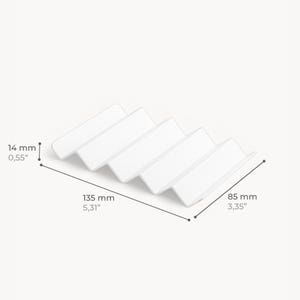 Porte-savon moderne noir pour savon en barre, design moderne, distributeur de savon avec drainage de l'eau image 2