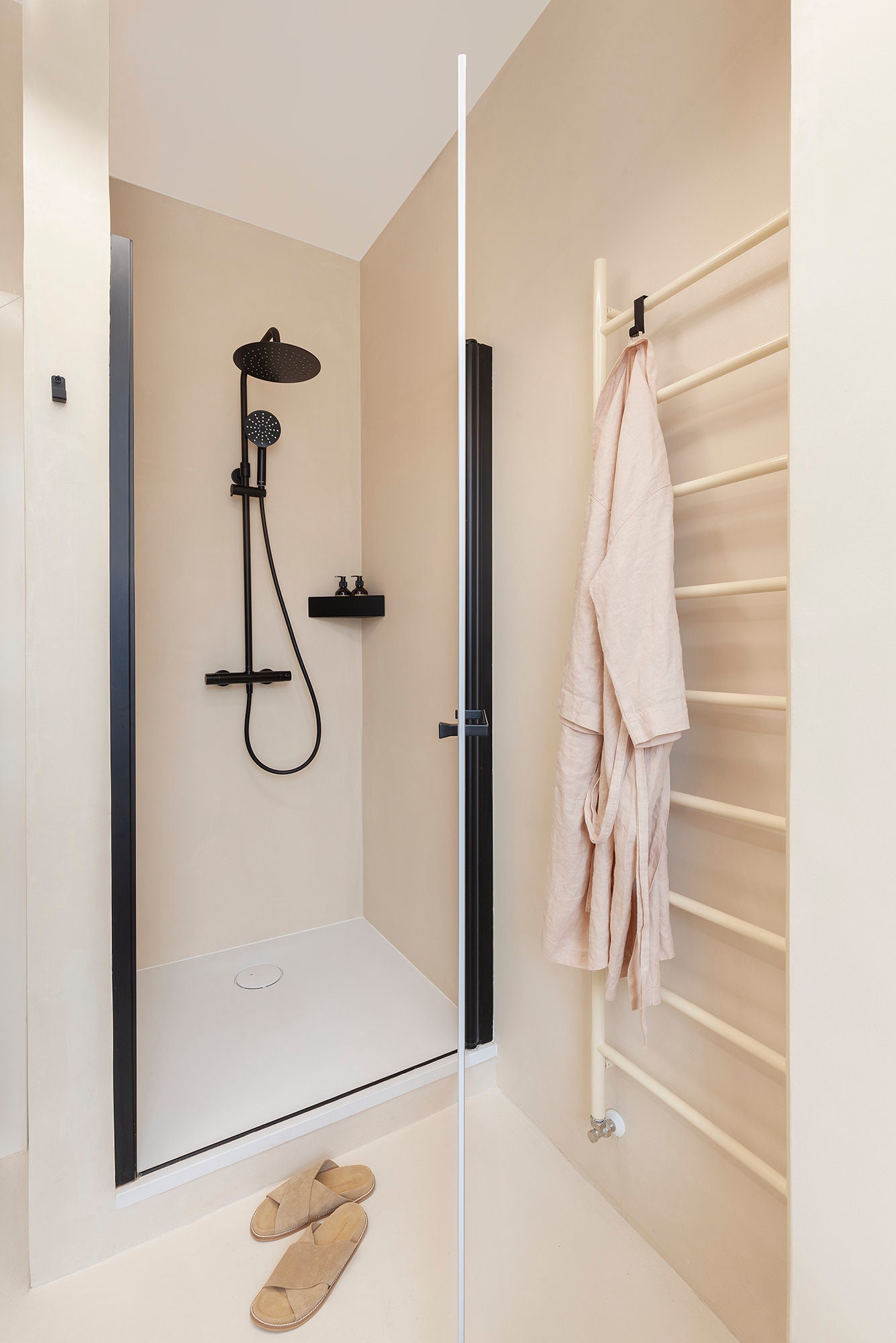 White Modern Shower Shelf ISLA, Bathroom Shelves, Shower Shelf