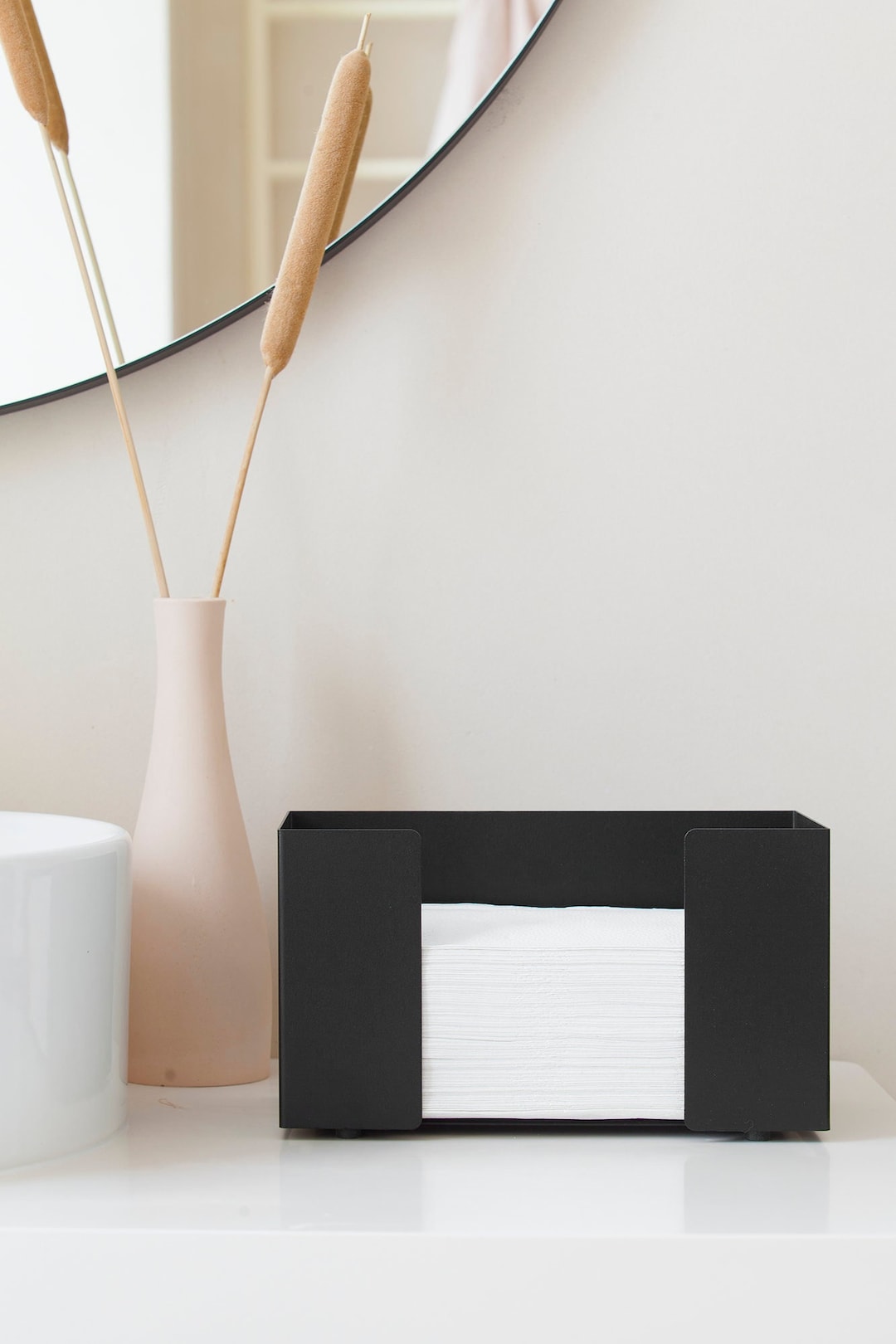 Black Elegant Paper Towel Dispenser Ergonomic Paper Towel Etsy