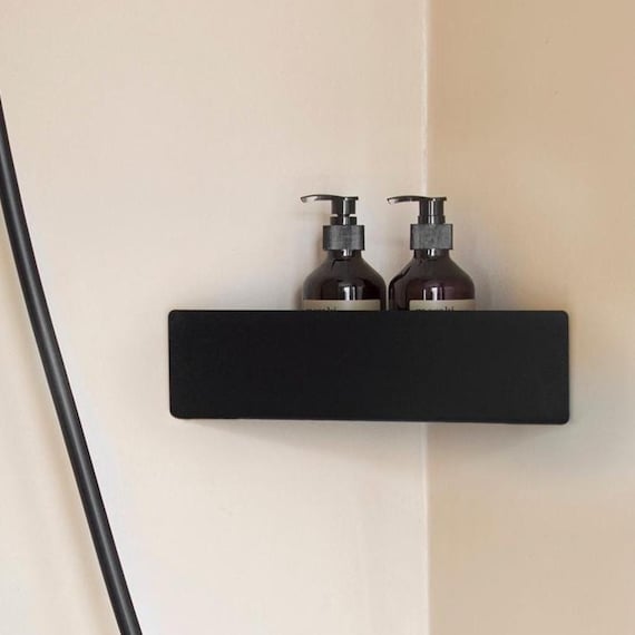 Black Corner Shower Shelf, Bathroom stainless steel caddy, Shower Storage Organizer, ROSH