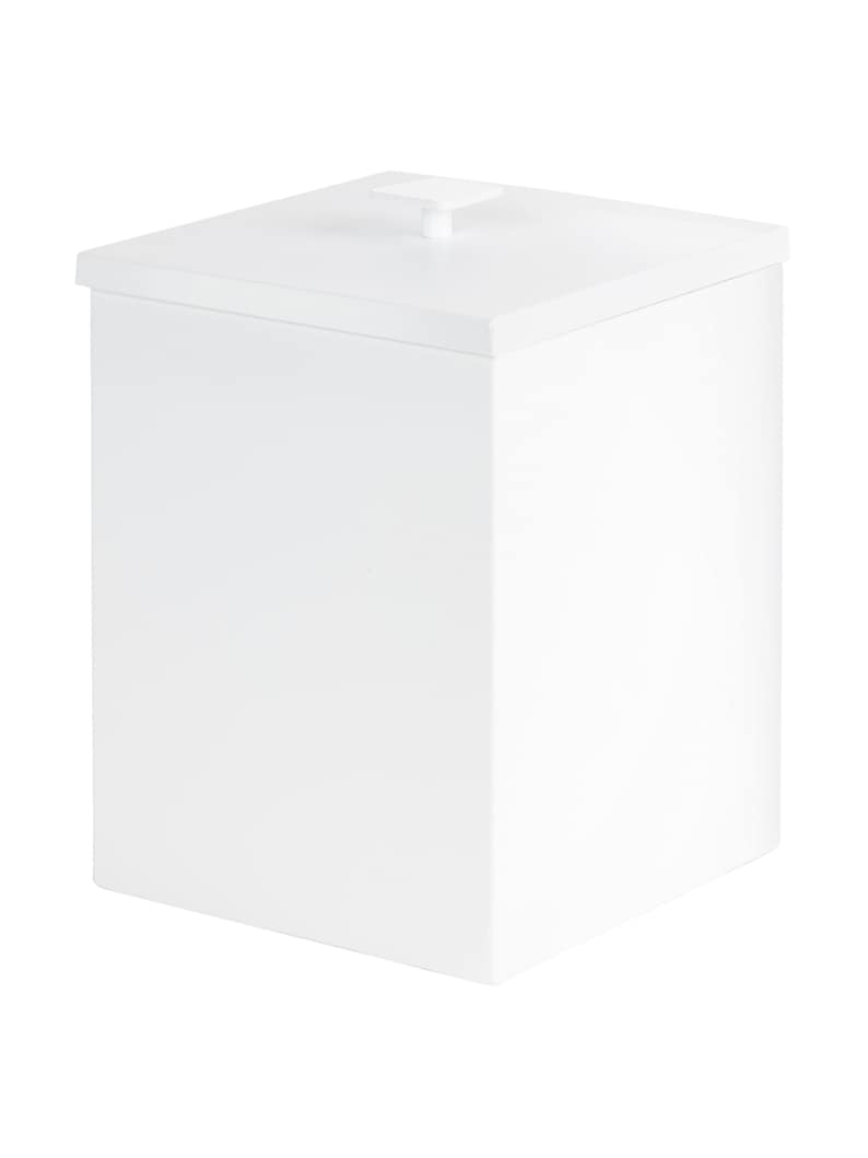 Petite poubelle de salle de bain moderne blanche PICO, corbeille de salle de bain, poubelle, petite poubelle, DABSTORY image 3