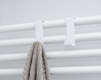 White Radiator Hanger RUGI hanger bathroom