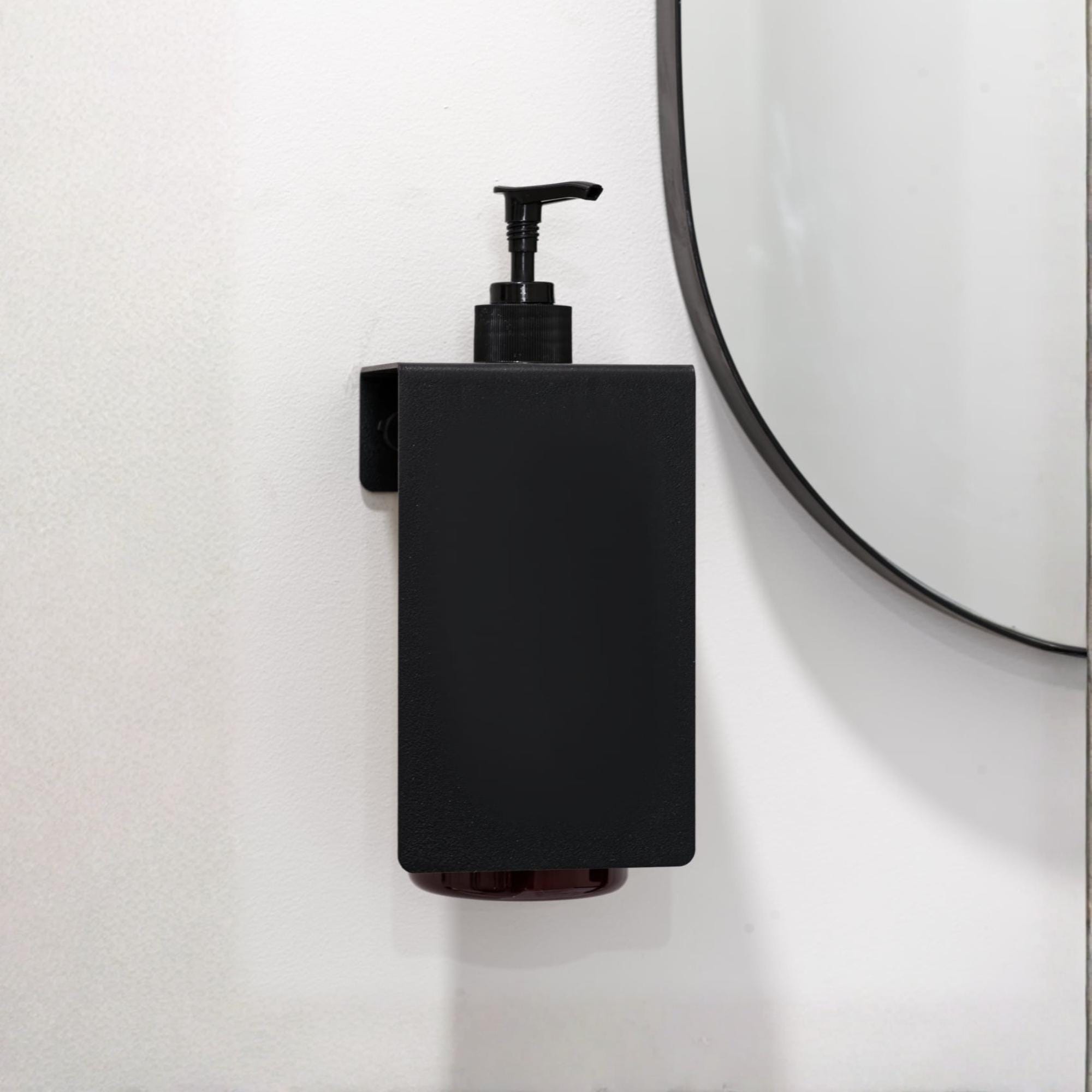 Black Stainless Steel Soap Dispenser, Modern Bathroom Accessory, Liquid…
