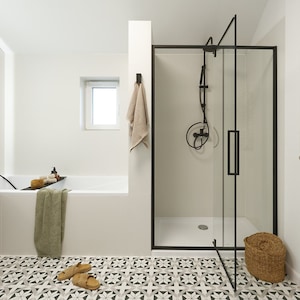 Modern Black Towel Hanger, Minimalist Bathroom Hook, Towel rack, storage organization, ROY image 5