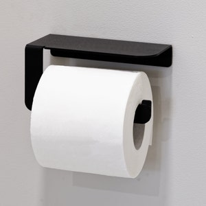 Porta carta igienica nero moderno da fattoria DIARA, set di accessori per il bagno, porta carta igienica minimalisti per il bagno moderno, DABSTORY