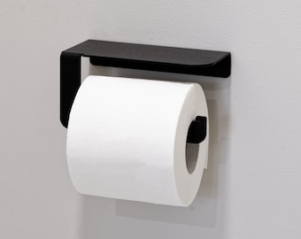 Moderne boerderij zwarte toiletrolhouder DIARA, badkameraccessoireset, minimalistische toiletpapierhouders voor moderne badkamer, DABSTORY