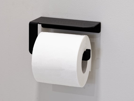 Modern Farmhouse Black Toilet Paper Holder DIARA, Bathroom