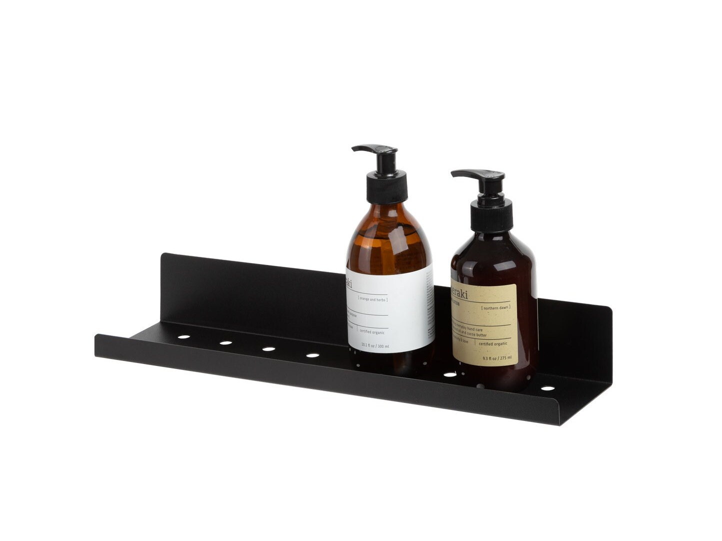 Black Shower Shelf, Farmhouse Bathroom Shelf, Floating Shelves, Minimalist,  Industrial, Shower Caddy Alternative, Matt Metal, Dabstory DOCIA 