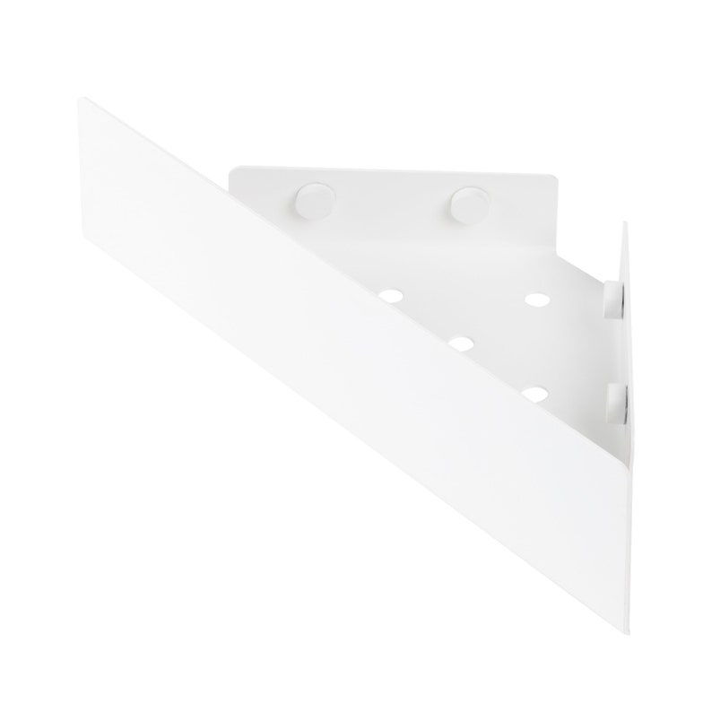 White Corner Shower Shelf Bathroom Shelves Minimalist Shower Etsy UK