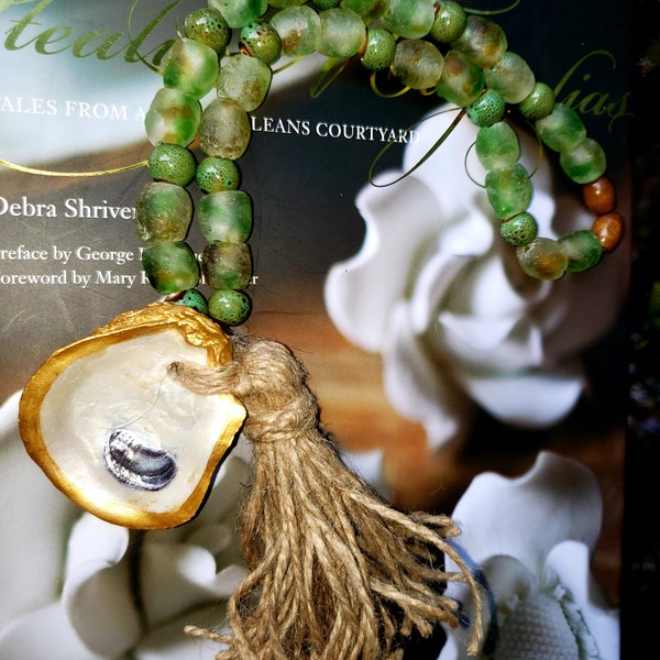 Oyster Shell Blessing Beads