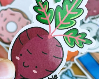 Unbeatable Funny Food Vinyl Sticker