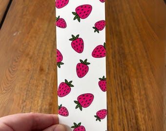 Strawberry 3D Printed Bookmark