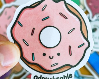 Adoughrable Donut Vinyl Sticker