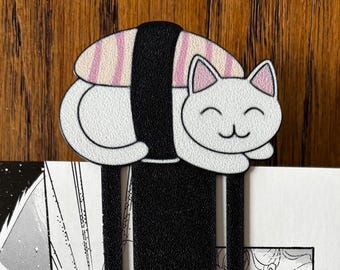 3D Printed Sushi Cat Bookmark