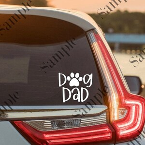 Dog Dad decal dog mom fur mom fur mama vinyl decal car decal laptop decal car sticker