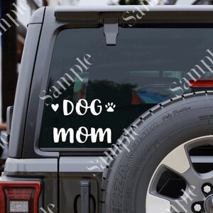 Dog Mom Decal fur mom dog mama rescue dog cat mom fur mama cat mama rescue mom vinyl car decal laptop decal car sticker
