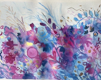 Free mind florals -watercolour