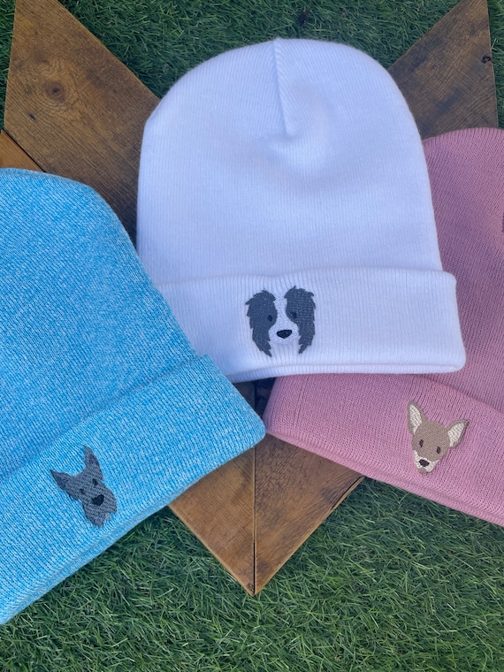Dog Breed Beanie | Autumn Hat | Winter Hat | Gift for a Dog Lover | Dog Walking Beanie