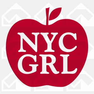 New York City Girl PNG transparent background, Big Apple Girl PNG t-shirt, Graphic Woman Tee, Quote PNG Mug