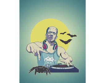 Halloween png,Printable wall art Frankenstein PNG, Frankenstein Instant Download, Frankenstein Print, Frankenstein Home Decor