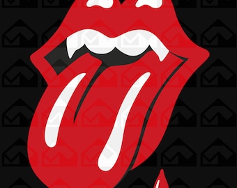 Tongue and lips Svg, Red Lips svg, Sexy Mouth svg