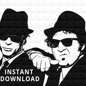 The Blues Brothers svg, png, Jake and Elwood