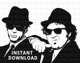 The Blues Brothers- svg, png, Jake and Elwood