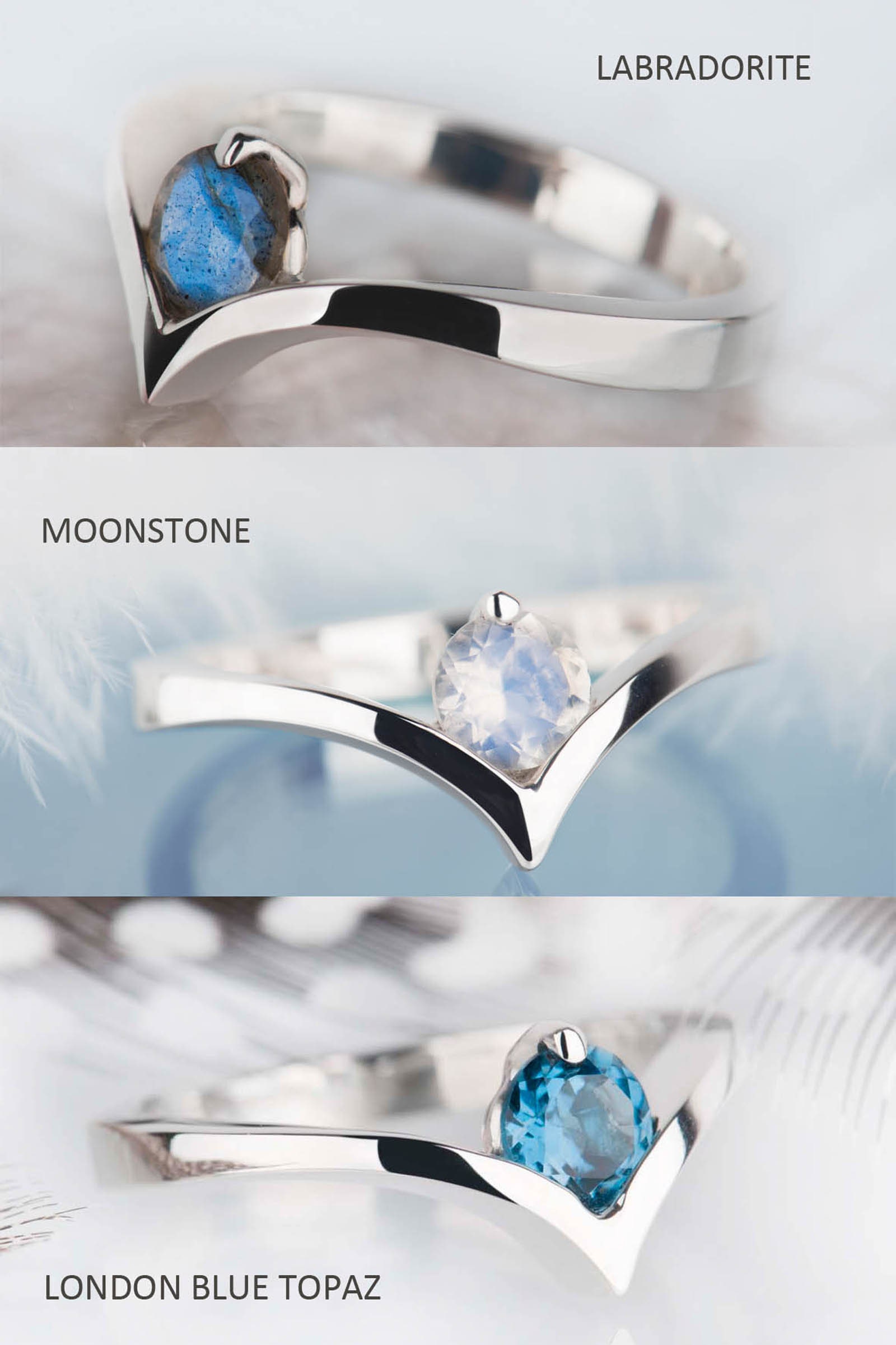 His and Her Promise Rings Couples Jewelry Etsy