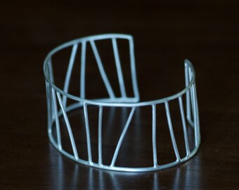 Silver Wire Cuff