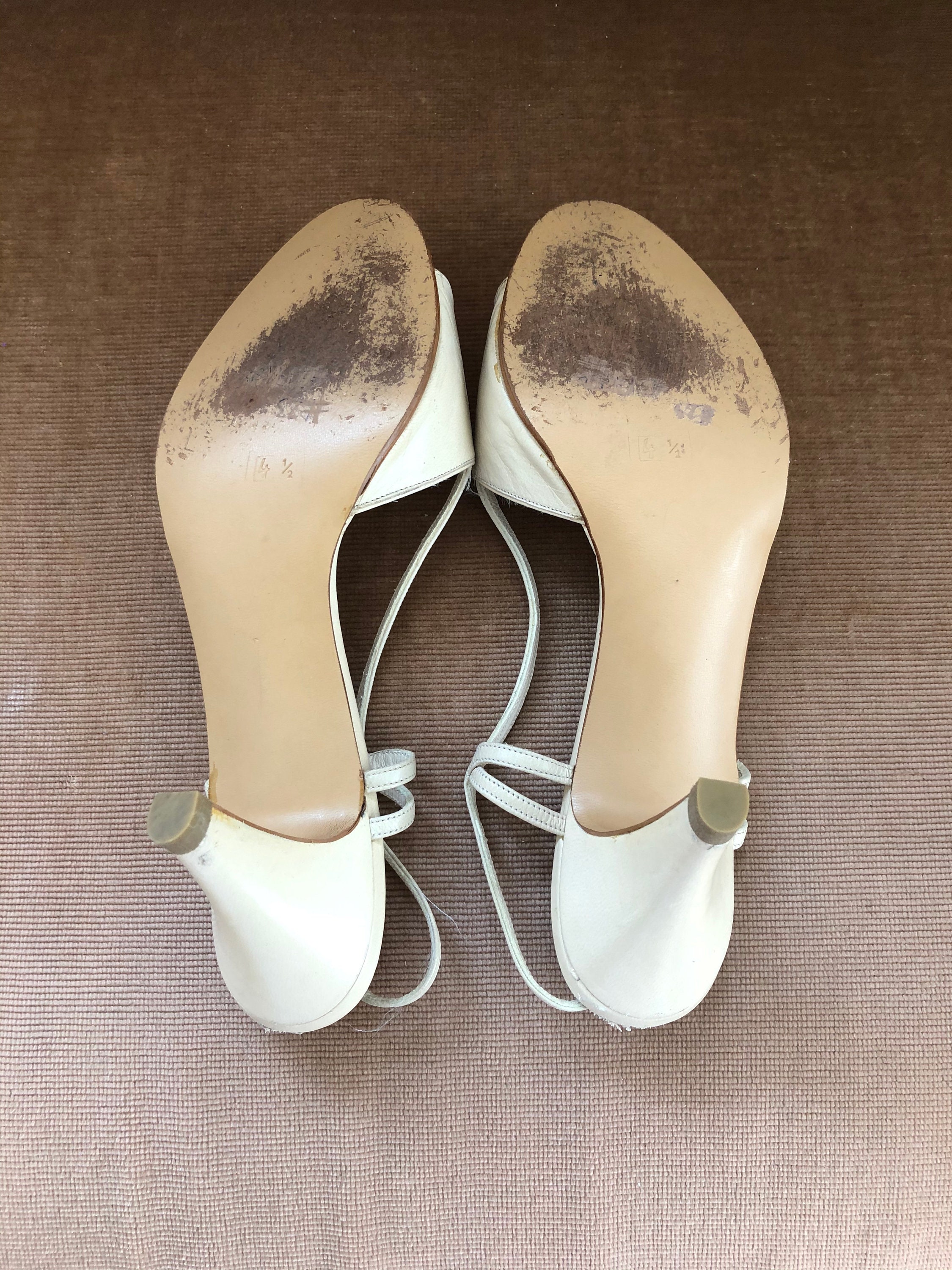 sling back heel sandals
