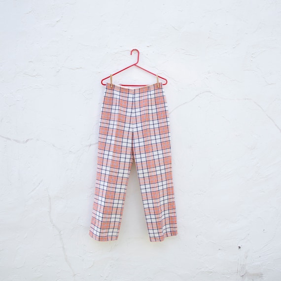 plaid pants | 70s | sz | vintage