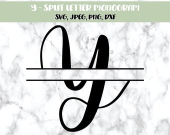 Download Y Monogram Svg Etsy