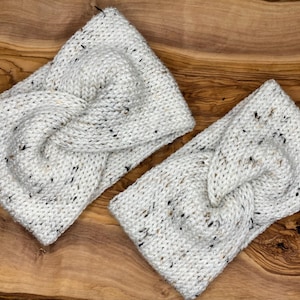 Tweed Twist Winter Headband/ Earwarmer
