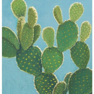 Cactus Art Print: Boho Desert Wall Decor