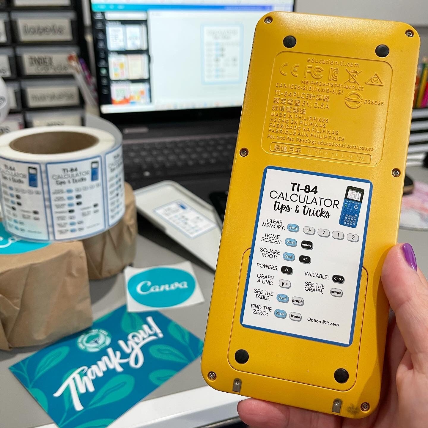 Graphing Calculator Tips and Tricks Sticker Set of 10 Etsy