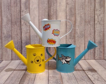 Colorful Metal Watering Can for Kids