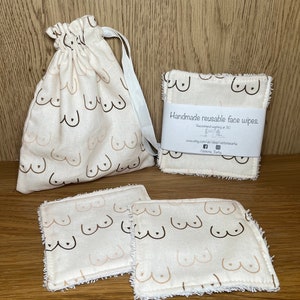 Face Pads - Reusable Face Wipes - Eye Make Up Remover Pads - Face Wipes - Gifts for Her